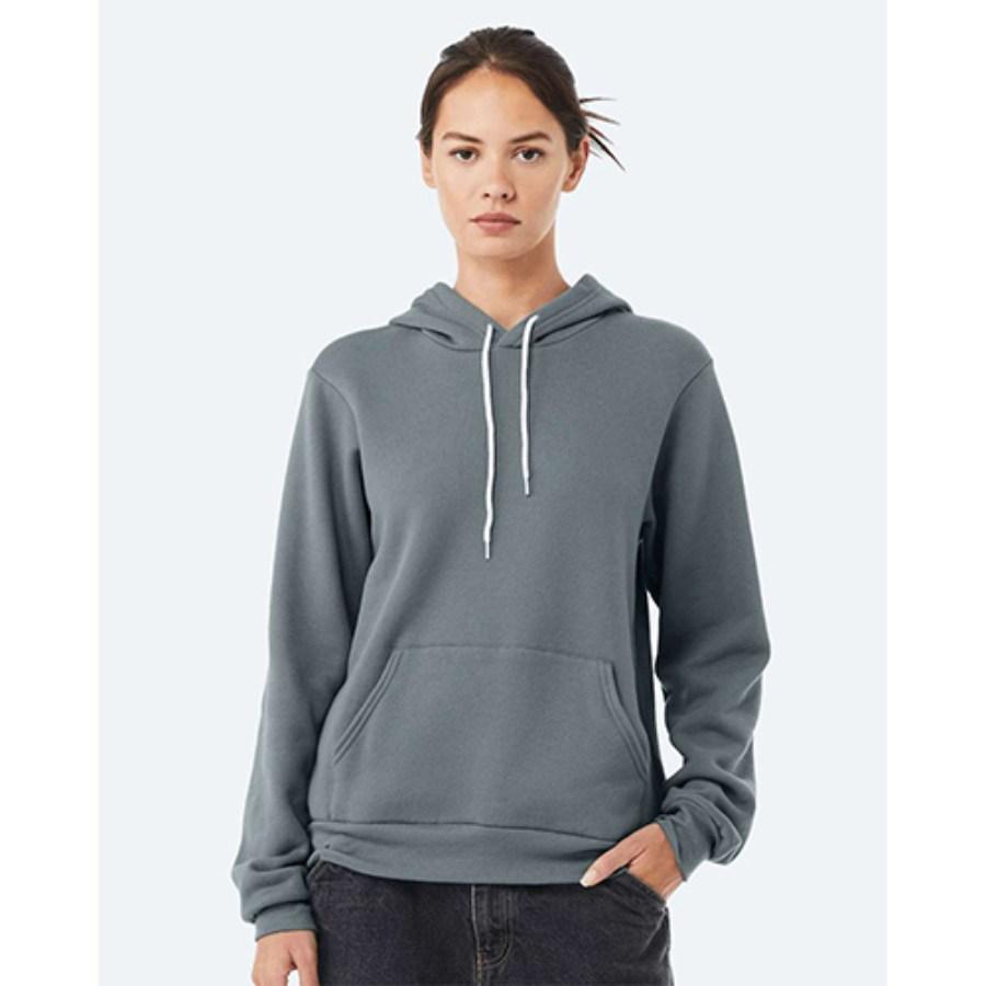 BELLA + CANVAS Sponge Fleece Hoodie Perspective View