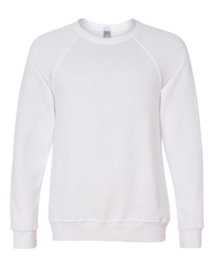 Picture of BELLA + CANVAS Sponge Fleece Raglan Crewneck Sweatshirt
