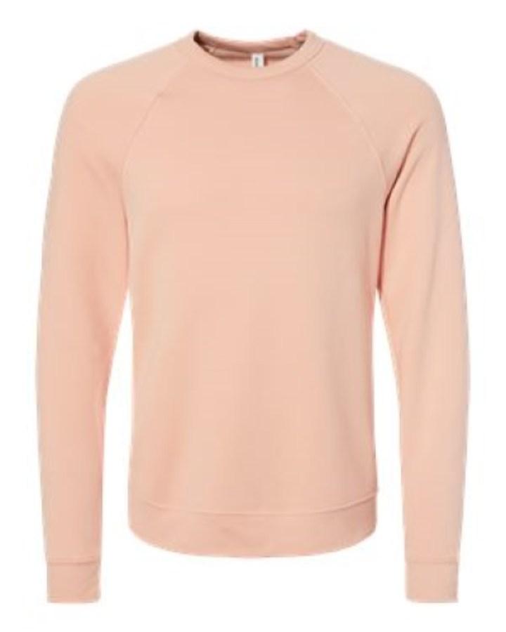 BELLA + CANVAS Sponge Fleece Raglan Crewneck Sweatshirt Additional view