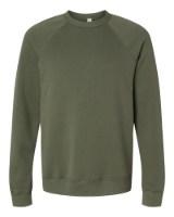 Picture of BELLA + CANVAS Sponge Fleece Raglan Crewneck Sweatshirt