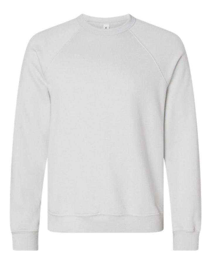 Picture of BELLA + CANVAS Sponge Fleece Raglan Crewneck Sweatshirt