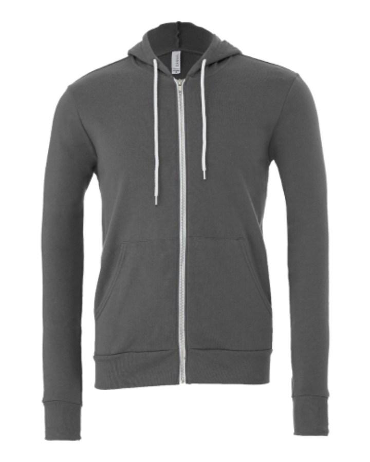 BELLA + CANVAS Sponge Fleece Full-Zip Hoodie Additional view