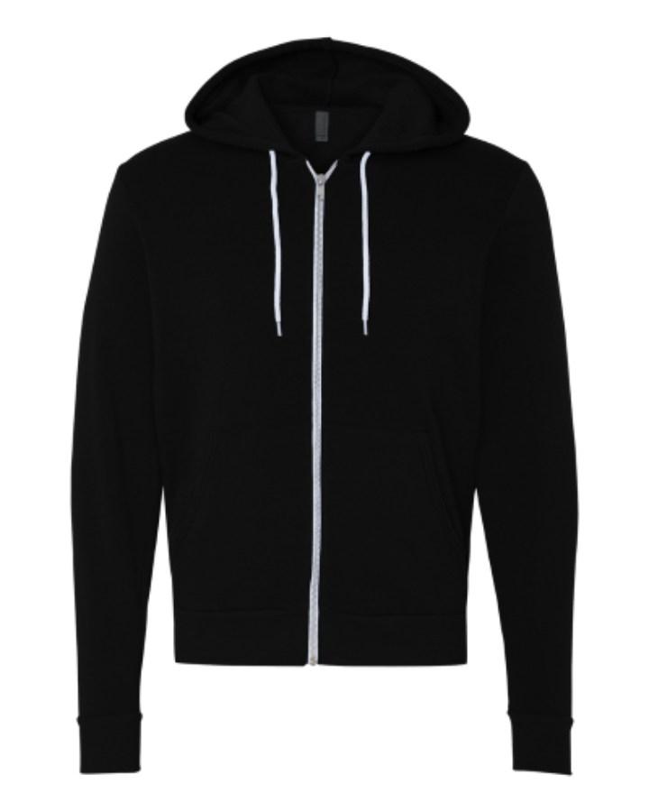 BELLA + CANVAS Sponge Fleece Full-Zip Hoodie Additional Angle