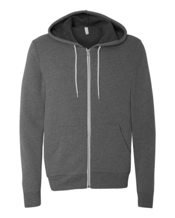 BELLA + CANVAS Sponge Fleece Full-Zip Hoodie Additional view