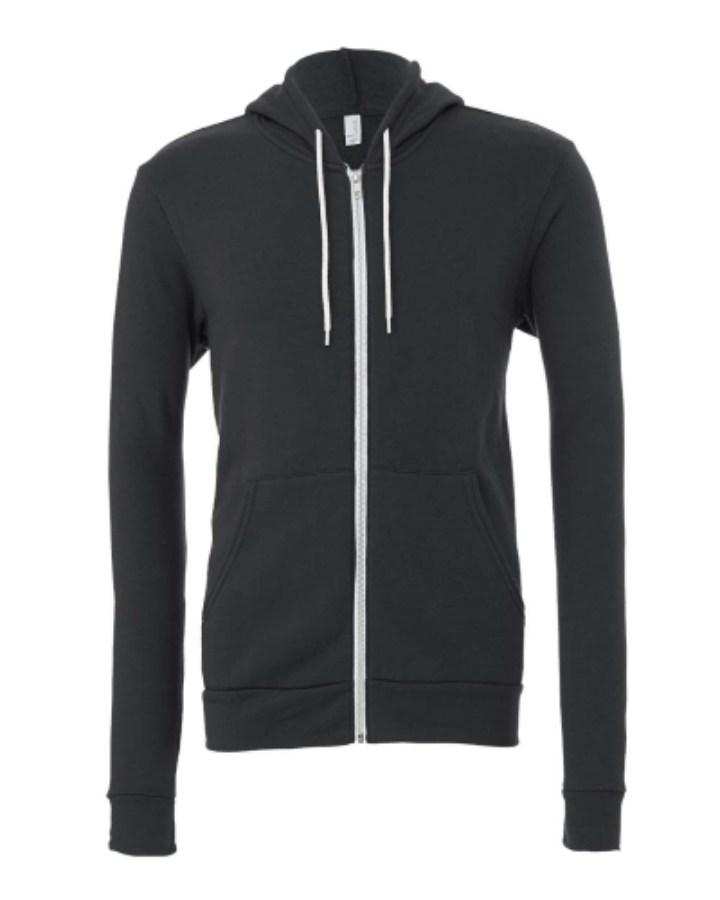 BELLA + CANVAS Sponge Fleece Full-Zip Hoodie Additional view