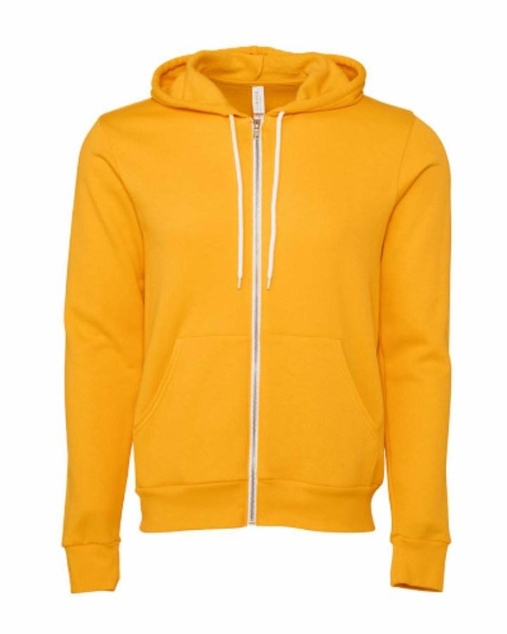 BELLA + CANVAS Sponge Fleece Full-Zip Hoodie Alternate View