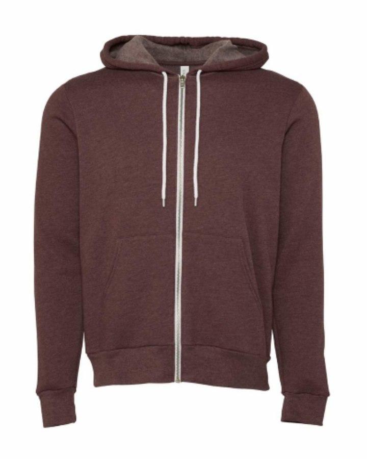 Picture of BELLA + CANVAS Sponge Fleece Full-Zip Hoodie