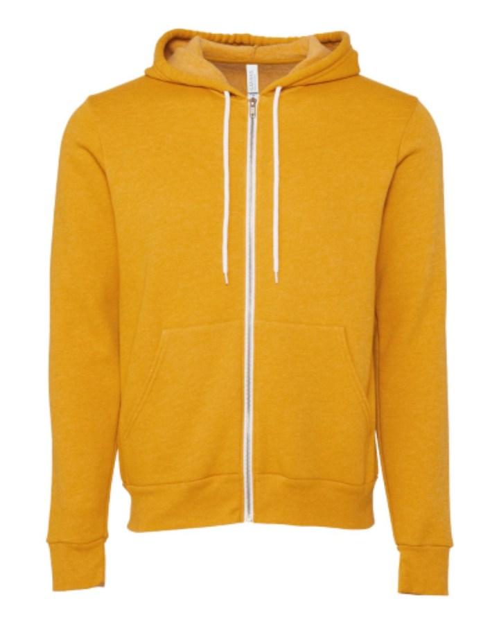 BELLA + CANVAS Sponge Fleece Full-Zip Hoodie Additional view