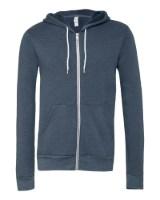 BELLA + CANVAS Sponge Fleece Full-Zip Hoodie Additional Angle