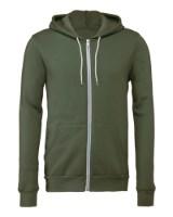 BELLA + CANVAS Sponge Fleece Full-Zip Hoodie Alternate View