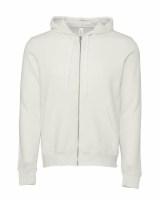 BELLA + CANVAS Sponge Fleece Full-Zip Hoodie Close Up Detail