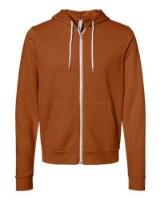 BELLA + CANVAS Sponge Fleece Full-Zip Hoodie Additional Angle