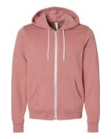 BELLA + CANVAS Sponge Fleece Full-Zip Hoodie Alternate View