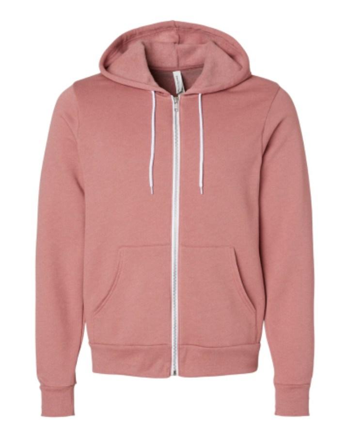 BELLA + CANVAS Sponge Fleece Full-Zip Hoodie Alternate View