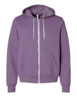 BELLA + CANVAS Sponge Fleece Full-Zip Hoodie Additional Angle