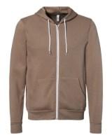 BELLA + CANVAS Sponge Fleece Full-Zip Hoodie Additional Angle