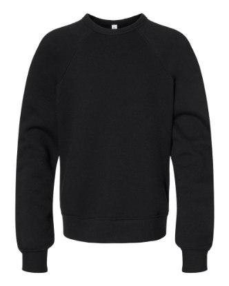 Picture of BELLA + CANVAS Youth Sponge Fleece Crewneck Sweatshirt