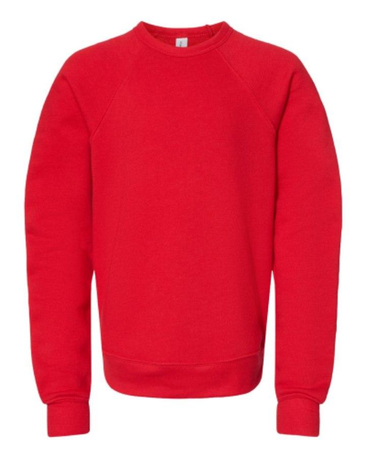 Picture of BELLA + CANVAS Youth Sponge Fleece Crewneck Sweatshirt