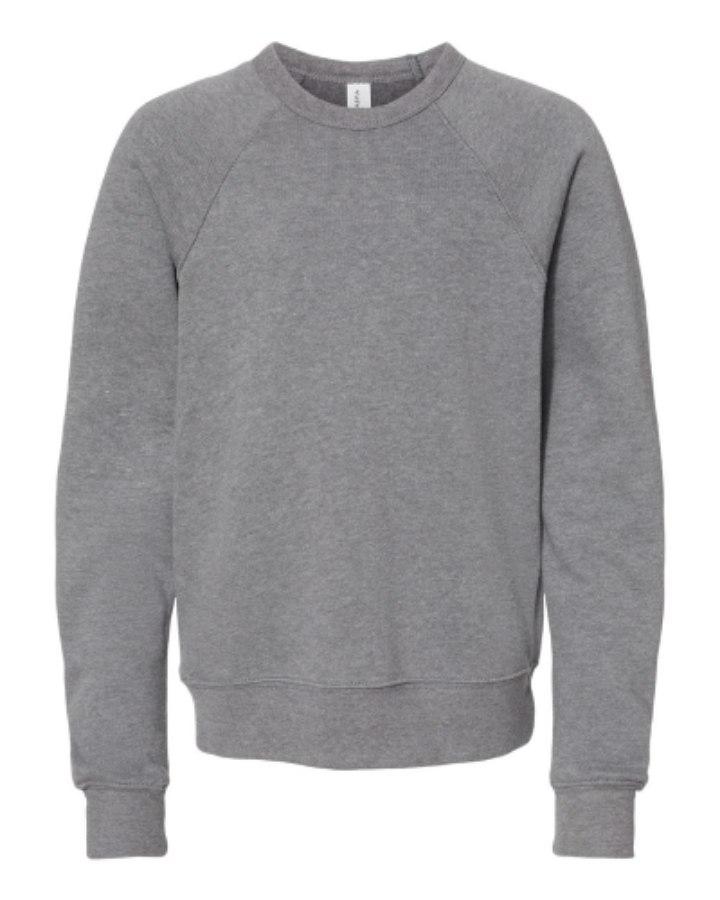 Picture of BELLA + CANVAS Youth Sponge Fleece Crewneck Sweatshirt