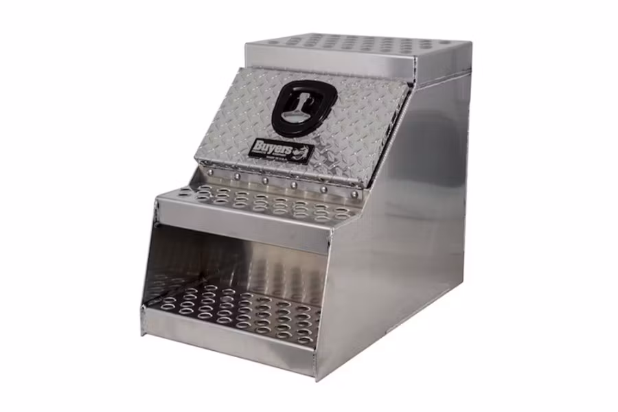 Picture of Buyers Heavy Duty Diamond Tread Aluminum Step Box Series