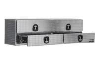 Picture of Buyers Compression Latch Topsider Diamond Tread Aluminum HD Flatbed Contractor w/Lower Drawers