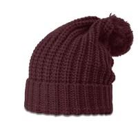 Richardson Chunky Cable Cuffed Pom Beanie