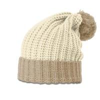 Picture of Richardson Chunky Cable Cuffed Pom Beanie