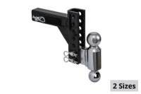 Picture of Buyers Adjustable Dual Ball Hitch with 2in and 2 5/16in Towing Balls for 2in Hitch Receivers