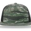 Picture of Richardson Acrylic-Wool Blend Flat Bill Trucker Cap