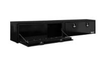 Picture of Buyers Single Latch Black Smooth Aluminum Topsider Truck Toolbox