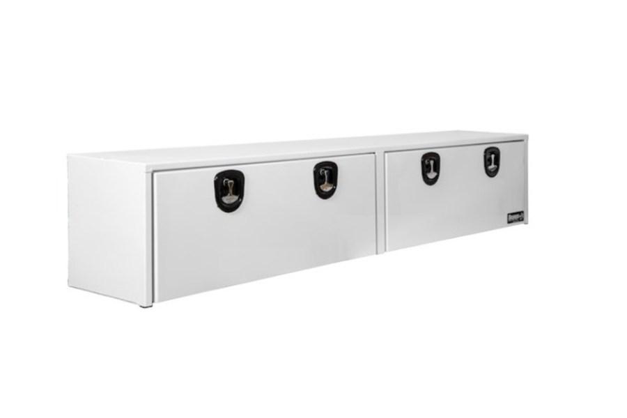 Picture of Buyers Dual Latch Gloss White Smooth Aluminum Topsider Truck Toolbox