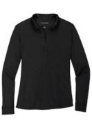 Port Authority Ladies Silk Touch Perf Long Sleeve Polo