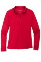 Picture of Port Authority Ladies Silk Touch Perf Long Sleeve Polo