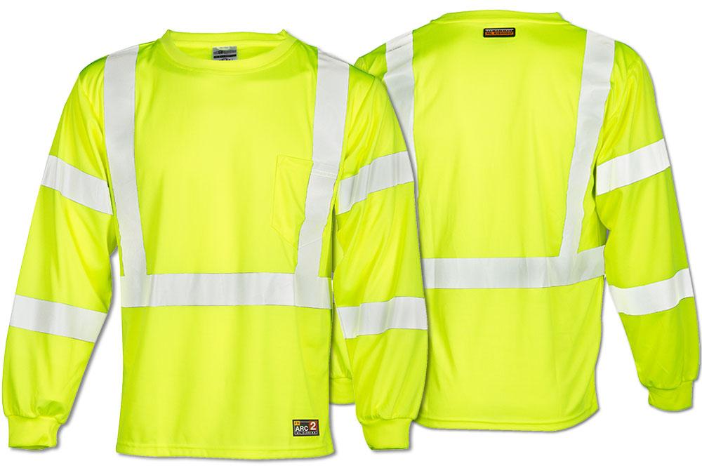 Picture of Kishigo Flame Resistant Class 3 Long Sleeve T-Shirt