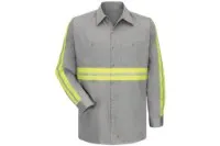 Picture of Red Kap Industrial Enhanced Visibility Long Sleeve Work Shirt