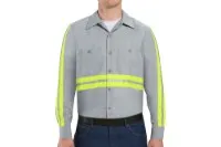 Picture of Red Kap Industrial Enhanced Visibility Long Sleeve Work Shirt