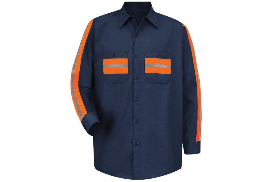 Picture of Red Kap Enhanced Visibility Long Sleeve Work Shirt