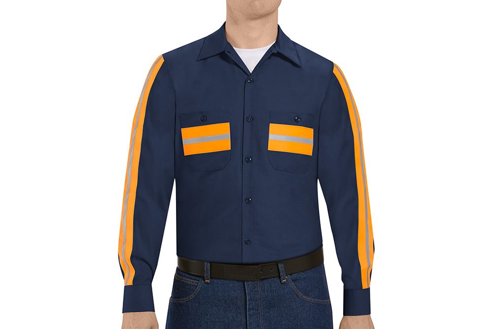 Picture of Red Kap Enhanced Visibility Long Sleeve Work Shirt