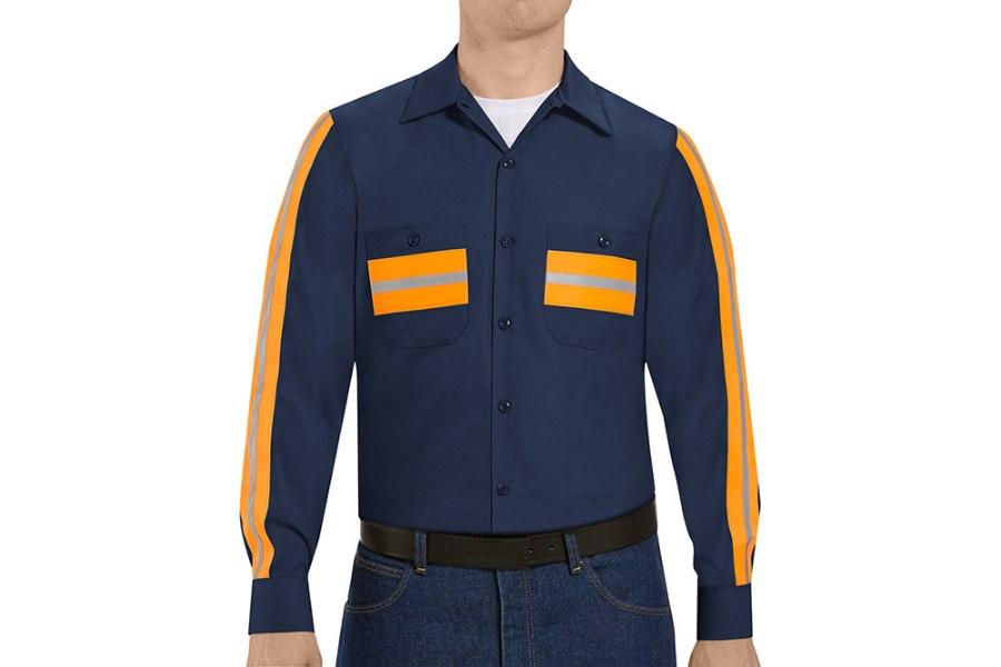 Picture of Red Kap Enhanced Visibility Long Sleeve Work Shirt