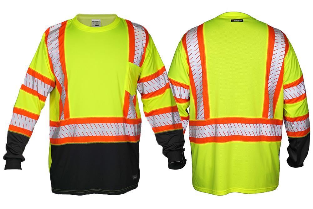 Picture of Kishigo Contrast Long Sleeve Class 3 Shirt