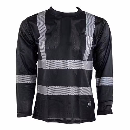 Picture of Tough Duck Safety Long Sleeve Safety Segmented Stripes T-Shirt