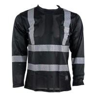 Tough Duck Safety Long Sleeve Safety Segmented Stripes T-Shirt