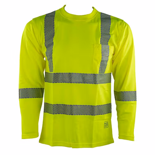 Picture of Tough Duck Safety Long Sleeve Safety Segmented Stripes T-Shirt