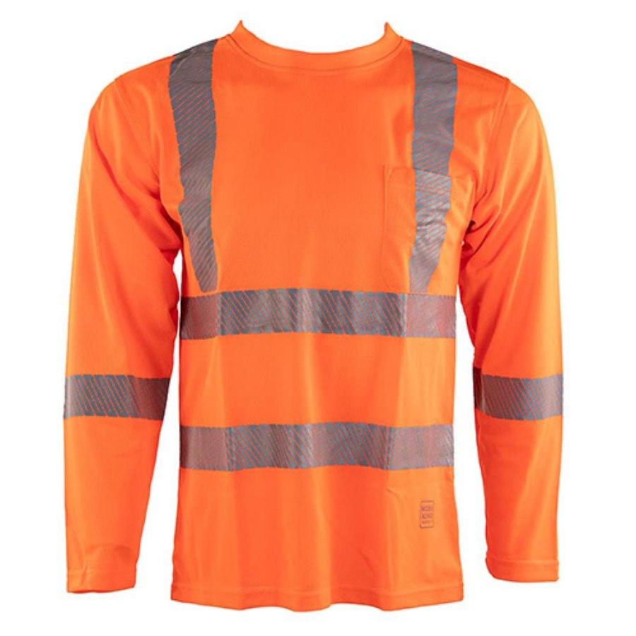 Picture of Tough Duck Safety Long Sleeve Safety Segmented Stripes T-Shirt