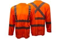 Picture of Tough Duck Safety Long Sleeve Safety Segmented Stripes T-Shirt