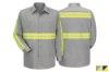 Picture of Red Kap Enhanced Visibility Long Sleeve Cotton Work Shirt