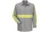 Picture of Red Kap Enhanced Visibility Long Sleeve Cotton Work Shirt