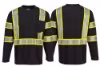 Picture of Portwest Iona Plus Black Long Sleeve T-Shirt
