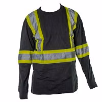 Tough Duck Safety Long Sleeve Cotton T-Shirt