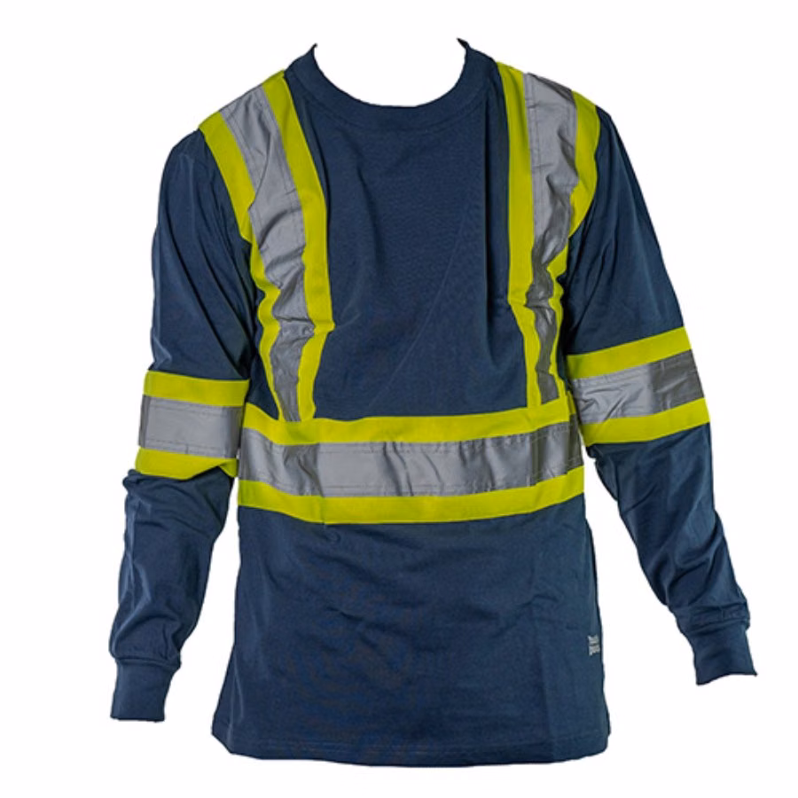 Tough Duck Safety Long Sleeve Cotton T-Shirt Additional view